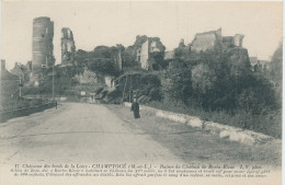 Champtocé (M&L) Ruines Du Château De Gilles De Retz - Durtal