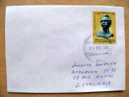 Postal Used Cover Sent  To Lithuania,  2013 Jose Marti Lescay - Cartas & Documentos