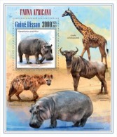 Guinea Bissau. 2013 African Fauna. (701b) - Jirafas