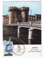 Carte Philatélique Premier Jour, 50e Anniversaire De La Victoire De Verdun, Meuse, 1966 - Guerre Mondiale (Première)