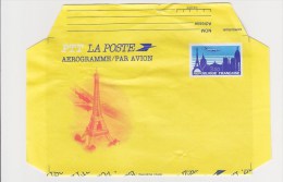 FRANCE. TIMBRE. EP. ENTIER POSTAL. AEROGRAMME.  PA. POSTE AERIENNE. AVION. - Aerograms