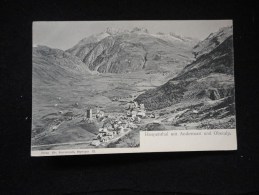 Avant 1903. Suisse . Hospenthal Mit  Andermatt Und Oberalp. - Matt