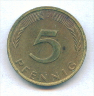 F2510 / - 5 Pfening 1973 ( D ) - FRG , Germany Deutschland Allemagne Germania - Coins Munzen Monnaies Monete - 5 Pfennig