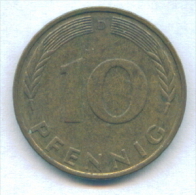 F2517 / - 10 Pfening 1988 ( D ) - FRG , Germany Deutschland Allemagne Germania - Coins Munzen Monnaies Monete - 10 Pfennig