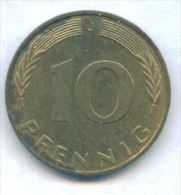 F2518 / - 10 Pfening 1989 ( J ) - FRG , Germany Deutschland Allemagne Germania - Coins Munzen Monnaies Monete - 10 Pfennig