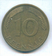 F2529 / - 10 Pfening 1986 ( J ) - FRG , Germany Deutschland Allemagne Germania - Coins Munzen Monnaies Monete - 10 Pfennig