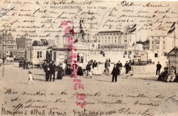 59 - MALO LES BAINS - SUR LA PLAGE - BAINS DU KURSAAL - CARTE PRECURSEUR 1903 - Malo Les Bains