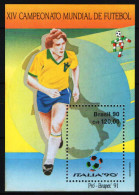 Brazil 1990. Football / Soccer Italy Sheet MNH (**) - 1990 – Italien