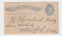 FRANCE. TIMBRE. ENTIER POSTAL. EP. CARTE ......CANADA - 1860-1899 Reinado De Victoria