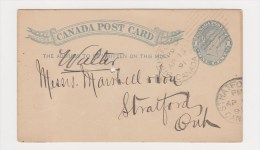 FRANCE. TIMBRE. ENTIER POSTAL. EP. CARTE ......CANADA - 1860-1899 Reign Of Victoria