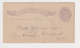 FRANCE. TIMBRE. ENTIER POSTAL. EP. CARTE ......CANADA - 1860-1899 Victoria