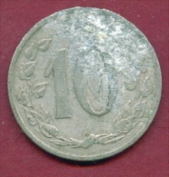 F2556 / - 10 Haleru - 1965  - Czechoslovakia Tchécoslovaquie Tschechoslowakei - Coins Munzen Monnaies Monete - Tschechoslowakei