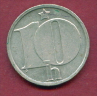 F2564 / - 10 Haleru - 1983  - Czechoslovakia Tchécoslovaquie Tschechoslowakei - Coins Munzen Monnaies Monete - Tchécoslovaquie