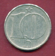 F2565 / - 10 Haleru - 1975  - Czechoslovakia Tchécoslovaquie Tschechoslowakei - Coins Munzen Monnaies Monete - Czechoslovakia