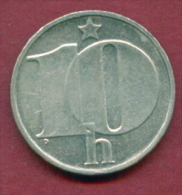 F2569 / - 10 Haleru - 1977  - Czechoslovakia Tchécoslovaquie Tschechoslowakei - Coins Munzen Monnaies Monete - Tchécoslovaquie