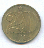 F2574 / - 20 Haleru - 1984 - Czechoslovakia Tchécoslovaquie Tschechoslowakei - Coins Munzen Monnaies Monete - Czechoslovakia