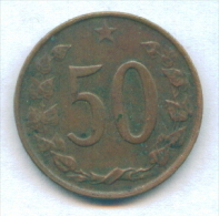 F2582 / - 50 Haleru - 1964 - Czechoslovakia Tchécoslovaquie Tschechoslowakei - Coins Munzen Monnaies Monete - Czechoslovakia