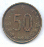 F2584 / - 50 Haleru - 1971 - Czechoslovakia Tchécoslovaquie Tschechoslowakei - Coins Munzen Monnaies Monete - Tsjechoslowakije