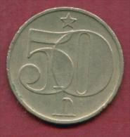 F2587 / - 50 Haleru - 1979 - Czechoslovakia Tchécoslovaquie Tschechoslowakei - Coins Munzen Monnaies Monete - Tsjechoslowakije