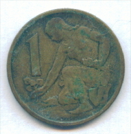 F2590 / - 1 Korun - 1966 - Czechoslovakia Tchécoslovaquie Tschechoslowakei - Coins Munzen Monnaies Monete - Tsjechoslowakije