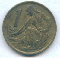 F2597 / - 1 Korun - 1975 - Czechoslovakia Tchécoslovaquie Tschechoslowakei - Coins Munzen Monnaies Monete - Tsjechoslowakije