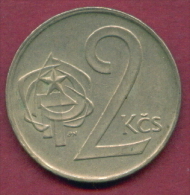 F2605 / - 2 Korun - 1975 - Czechoslovakia Tchécoslovaquie Tschechoslowakei - Coins Munzen Monnaies Monete - Tschechoslowakei