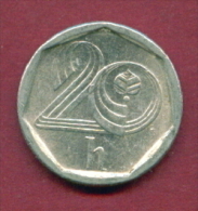 F2613 / - 20 Haleru - 1995 - Czech Republic Tschecherei République Tchèque - Coins Munzen Monnaies Monete - Czech Republic