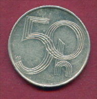 F2614 / - 50 Haleru - 1997 - Czech Republic Tschecherei République Tchèque - Coins Munzen Monnaies Monete - Czech Republic