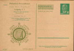 Deutschland/DDR- Postcard Personalized, Unused  1956 - H.H.Enggelhardt,text Printed On The Back, In 3 Languages - 2/scan - Privatpostkarten - Ungebraucht