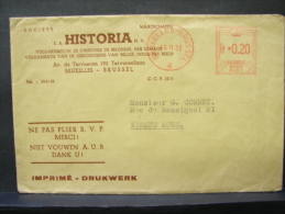 LetDoc. 67.  0.20 Fr Sur Enveloppe Historia - Brieven En Documenten
