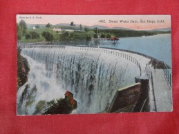 California > San Diego Sweet Water Dam  Crease   1919 Cancel   Ref 1270 - San Diego