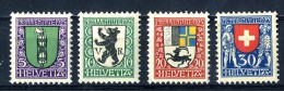 1910 Switzerland  Michel #214-17  M*  Scott #B33-36   ~Offers Always Welcome!~ - Ungebraucht