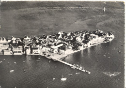 CARTE POSTALE  PHOTOGRAPHIE VERITABLE   ILE TUDY   VUE  AERIENNE - Ile Tudy