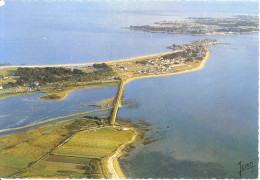 CARTE POSTALE  PHOTOGRAPHIE VERITABLE   ILE TUDY   VUE  AERIENNE COULEUR - Ile Tudy