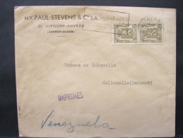 LetDoc. 45. Lettre Avec Entête N.V. Paul Stevens & C° S.A. Kipdorp Anvers. 1949 - Cartas & Documentos