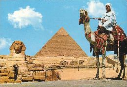 Ägypten - The Great Sphinx Of Giza & Pyramid - 2x Old Stamps 1969 - Gizeh