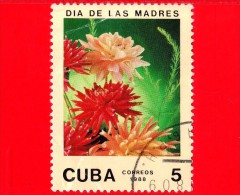 CUBA - 1988 - Festa Della Mamma - Fiori - Flowers - Dalie - Dahlias - 5 - Oblitérés