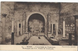 Italie/Rome//Catacombe De Domitille:Basilique Des SS Nérée Et Achillée/Amis Des Catacombes Romaines/ Vers 1920   CPDIV90 - Other Monuments & Buildings