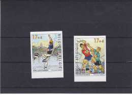 Balle Pelote - Handball - Belgique - COB 2760 / 61 ** - MNH - NON Dentelés - Handball