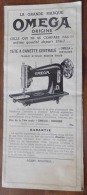 MACHINE à COUDRE OMEGA-SINCLAIR Publicité Machines Et Meubles - Moda