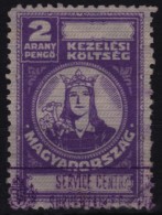 1931-1936 Hungary, Ungarn, Hongrie - Consular Revenue Stamp - 2 A.P - Saint Emeric Of Hungary / IMRE / Lily - Fiscales