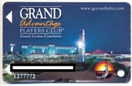 Grand Casino, Coushatta, Kinder, LA,  U.S.A.,  Older Used Slot Card,  Grandcoushatta-1 - Casino Cards