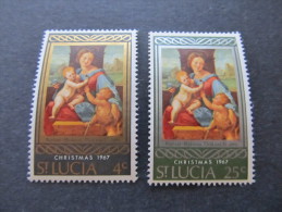 St. LUCIA - 1967 Christmas  - Sc 227/228, Mi 215/220, Yv 226/226 Mnh** - Ste Lucie (...-1978)