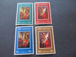 St. LUCIA - 1971 Easter - Sc 290/293, Mi 282/285, Yv 288/291 Mh* - St.Lucia (...-1978)