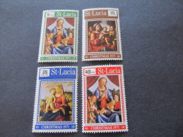 St. LUCIA - 1971 Christmas - Sc 304/307, Mi 296/299, Yv 302/305 Mnh** - St.Lucia (...-1978)