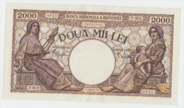 ROMANIA 2000 LEI 1941 AUNC P 53 - Roumanie