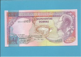 SAINT THOMAS & PRINCE - 500 DOBRAS - 26.08.1993 - UNC - P63 - REI AMADOR - Sao Tome And Principe