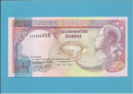 SAINT THOMAS & PRINCE - 500 DOBRAS - 26.08.1993 - UNC - P63 - REI AMADOR - Sao Tome En Principe