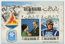 Olympische Spelen  1968 , Ras Al Khaima - Blok Postfris - Ra's Al-Chaima