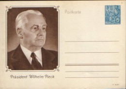 Deutschland/Germany- Postal Stationery Postcard,unused 1956- Prasident Wilhelm Pieck - Postales - Nuevos